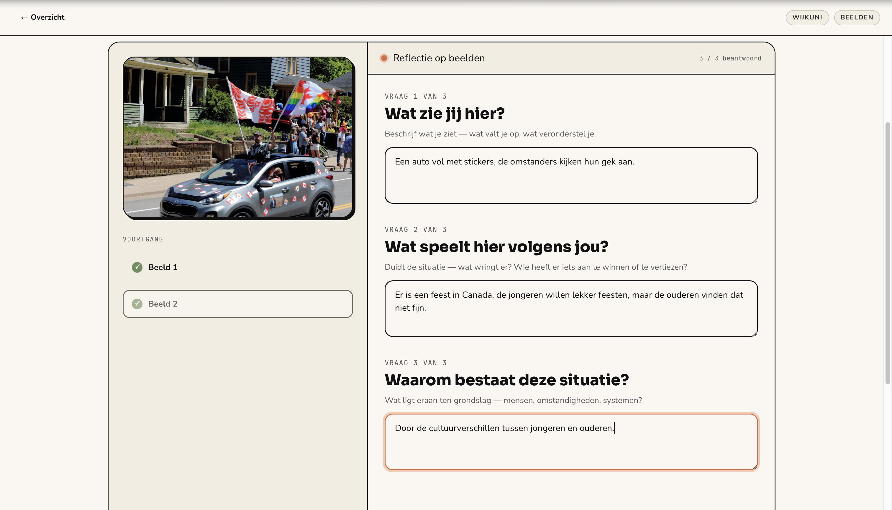 Elicitatie-oefeningen.